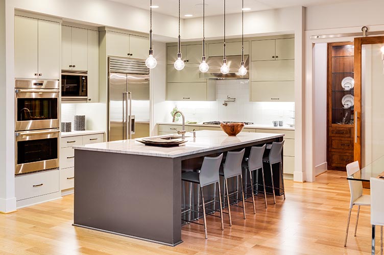 Island Kitchen Interior Design-4. Kitchen-4BHK, Bellandur, Bangalore