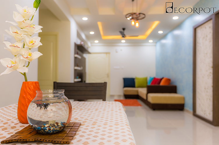 Dining Room Interior Design-dining -3BHK, Krishnarajapura , Bangalore