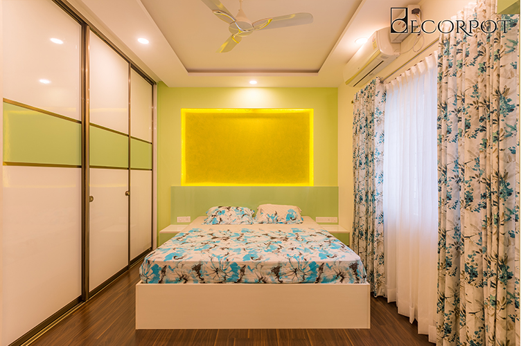 Sliding Door Wardrobe Designers-MBR 2-2BHK, Kanakpura Road, Bangalore
