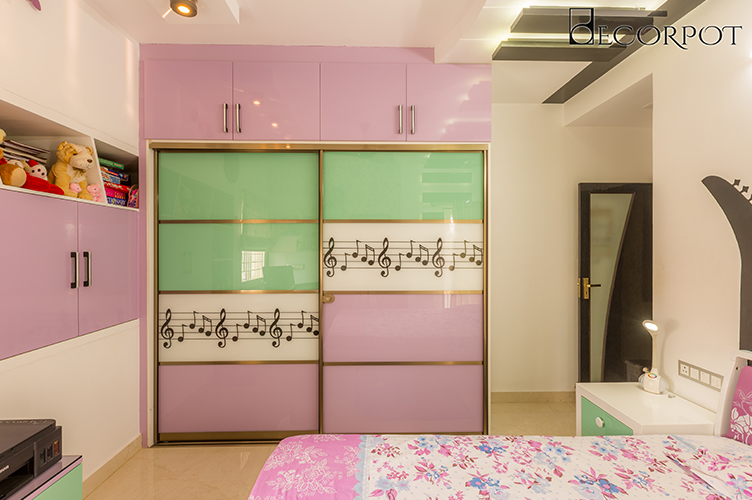Sliding Door Wardrobe Designers-KBR 2-3BHK, HSR Layout, Bangalore