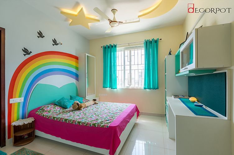 Kids Room Interior Design Bangalore-KBR-4BHK, Bellandur, Bangalore
