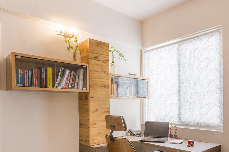 Study Room Interior Design Bangalore-8. Study-3BHK, Sarjapur Road, Bangalore