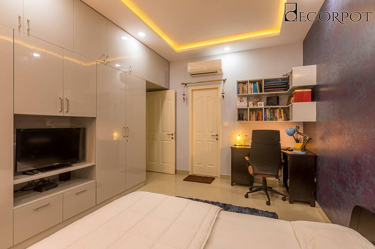 Study Room Interior Design Bangalore-MBR-3BHK, Mysore Road, Bangalore