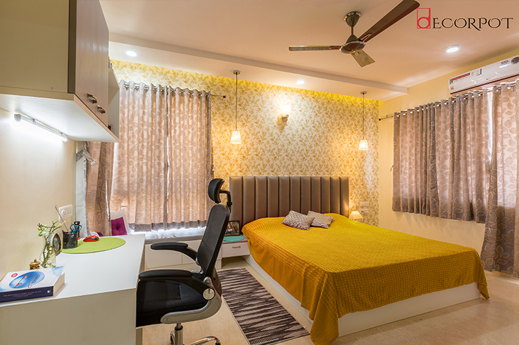 Study Room Interior Design Bangalore-5.MBR-4BHK, Bellandur, Bangalore