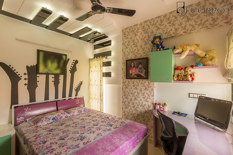Study Room Interior Design Bangalore-KBR-3BHK, HSR Layout, Bangalore