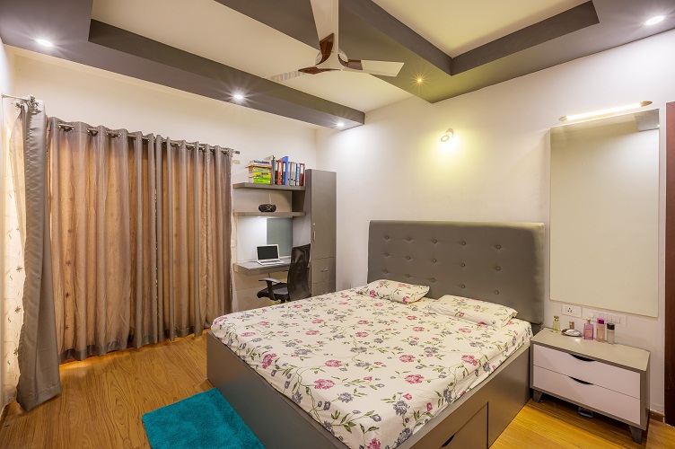 Study Room Interior Design Bangalore-6.MBR -2BHK, Electronic City, Bangalore