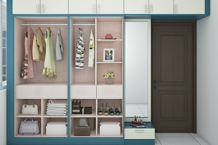 Best walk in wardrobe interior designers in bangalore